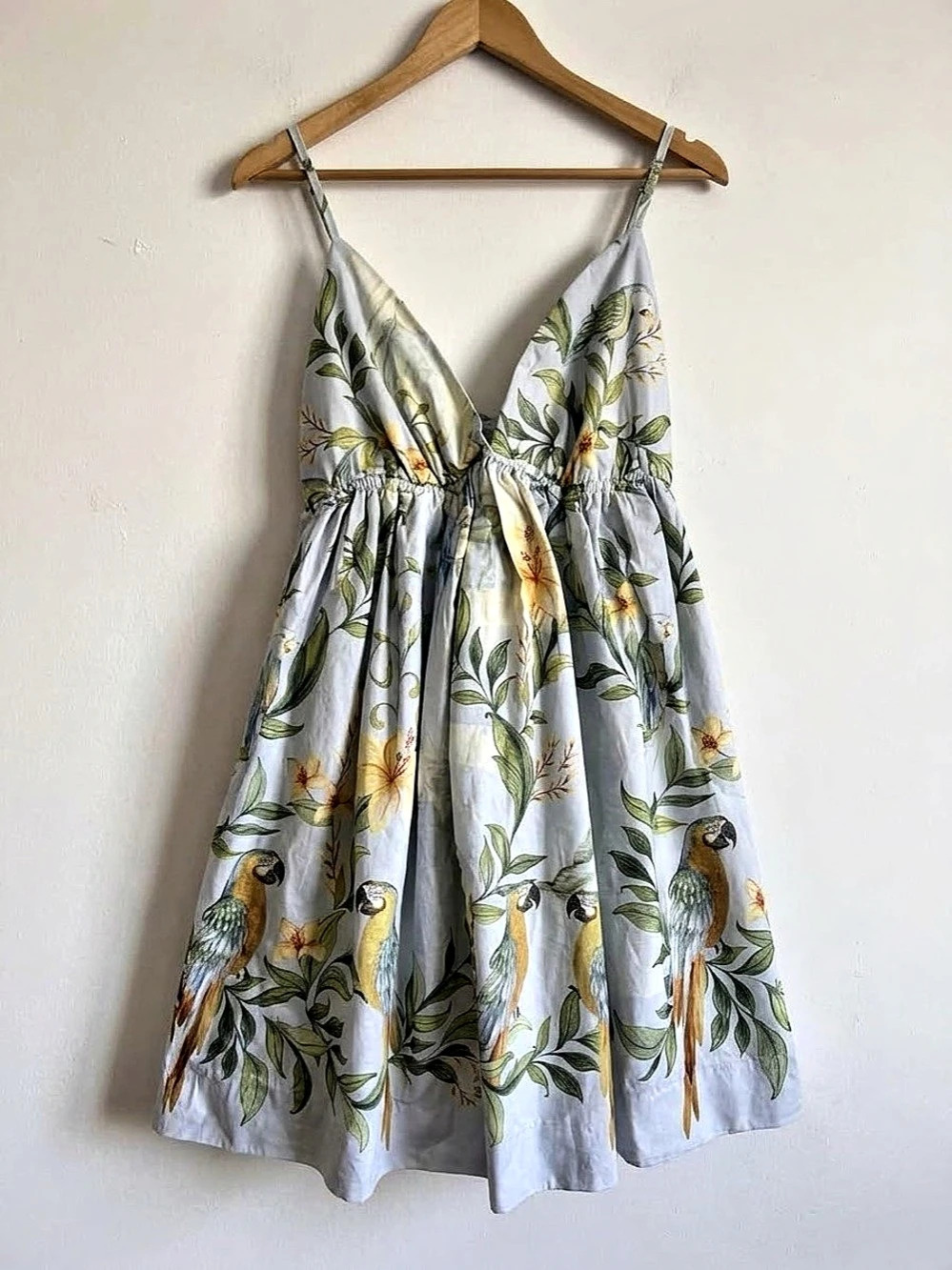 Farm Rio Floral Mini Dress NWT in Blue & Green